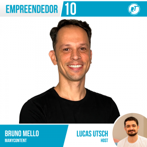 Bruno Mello, CEO da Manycontent, empreendedor e especialista em inteligência artificial